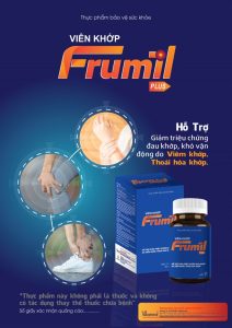 Frumil Plus hỗ trợ giảm các triệu chứng liên quan đến khớp